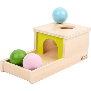 Montessori Object Permanence Box with Tray Three Balls Montessori Toys